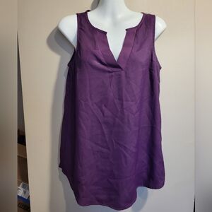 Ricki's Purple V-Neck Tank Top, Size XS